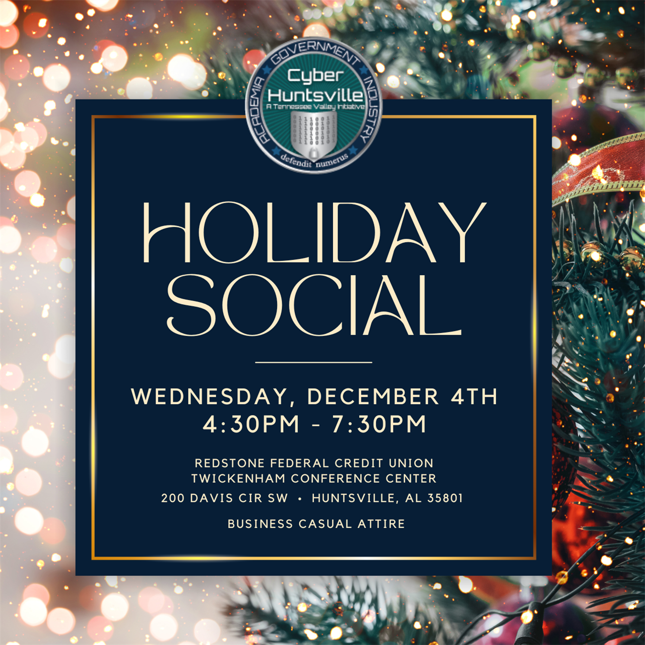 Cyber Huntsville Holiday Social!